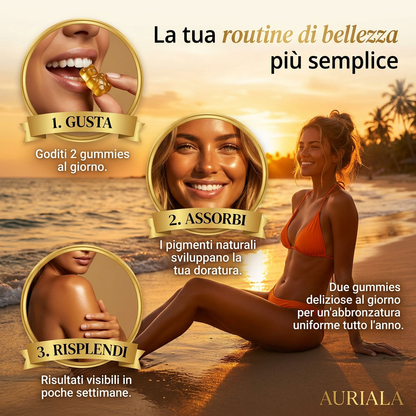Auriala — Abbronzatura dorata naturale